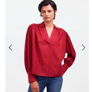 Breezy summer shirt would fit a 12 or 14